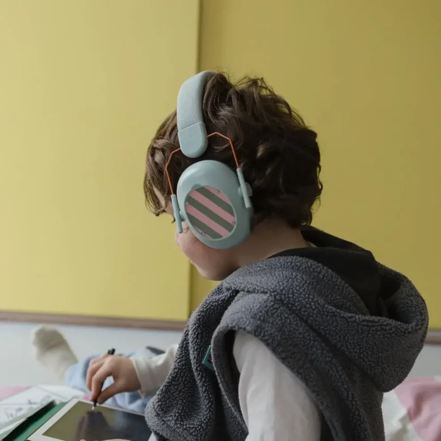 Słuchawki wygłuszające KIDYNOISE - zielone / Kidywolf