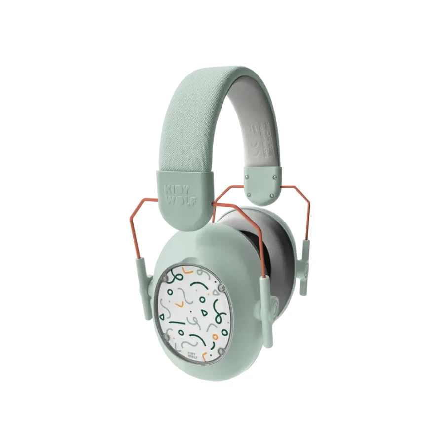 Słuchawki wygłuszające KIDYNOISE - zielone / Kidywolf