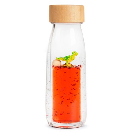 Butelka sensoryczna dwufazowa MOVE T-Rex / Petit Boum