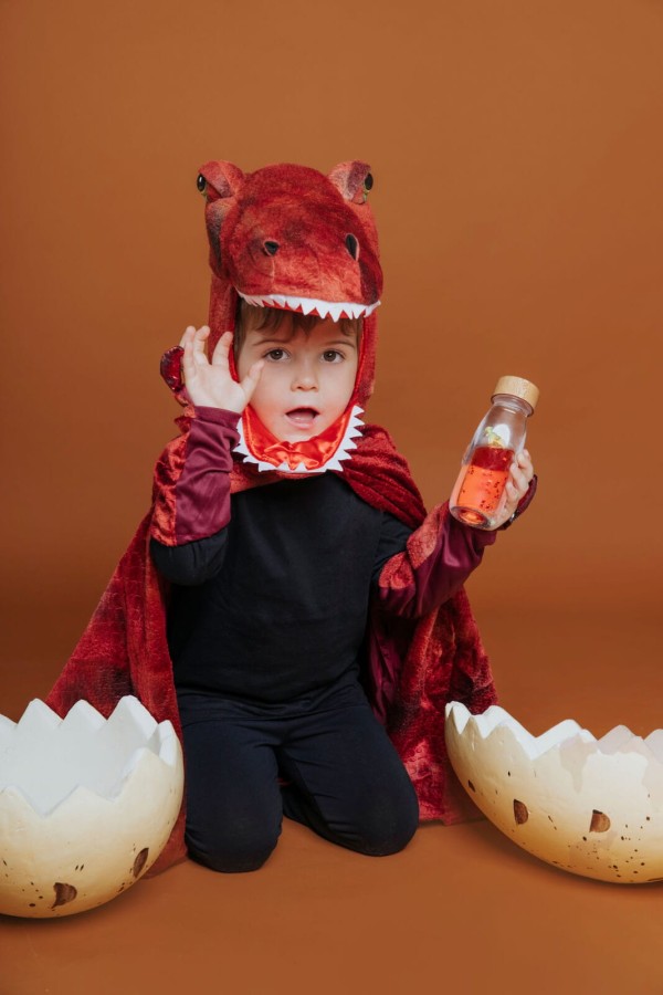 Butelka sensoryczna dwufazowa MOVE T-Rex / Petit Boum