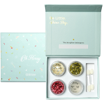 Brokatowy zestaw do malowania twarzy SPARKLY, bio brokat, roślinna formuła / Oh Flossy