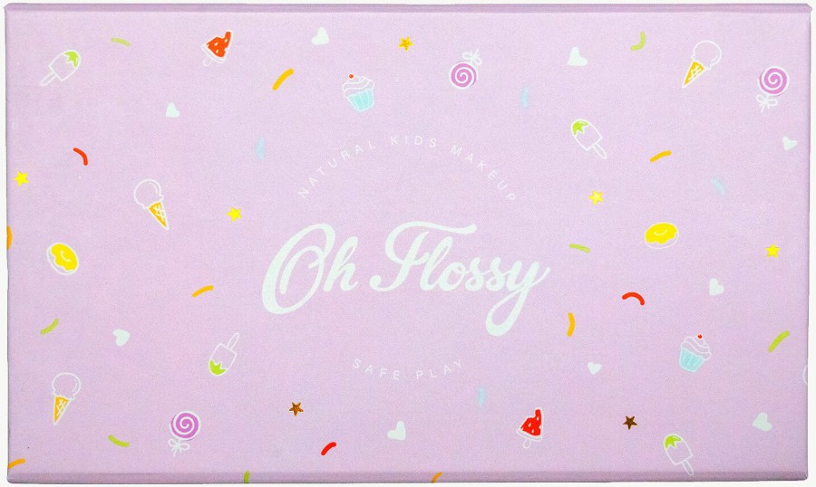 Naturalny zestaw do makijażu Sweet Treat, cienie do powiek, róż, pomadka i akcesoria / Oh Flossy