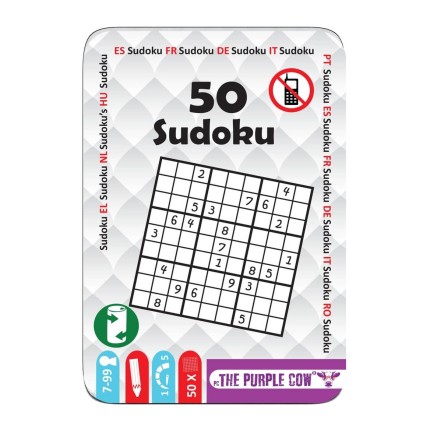 Podróżne łamigłówki - 50 Sudoku / The Purple Cow