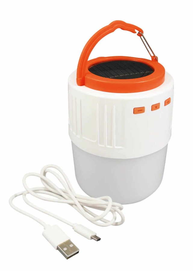 Lampka solarna - Latarka Bluetooth na kemping / Buki