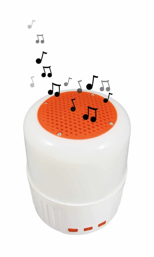 Lampka solarna - Latarka Bluetooth na kemping / Buki