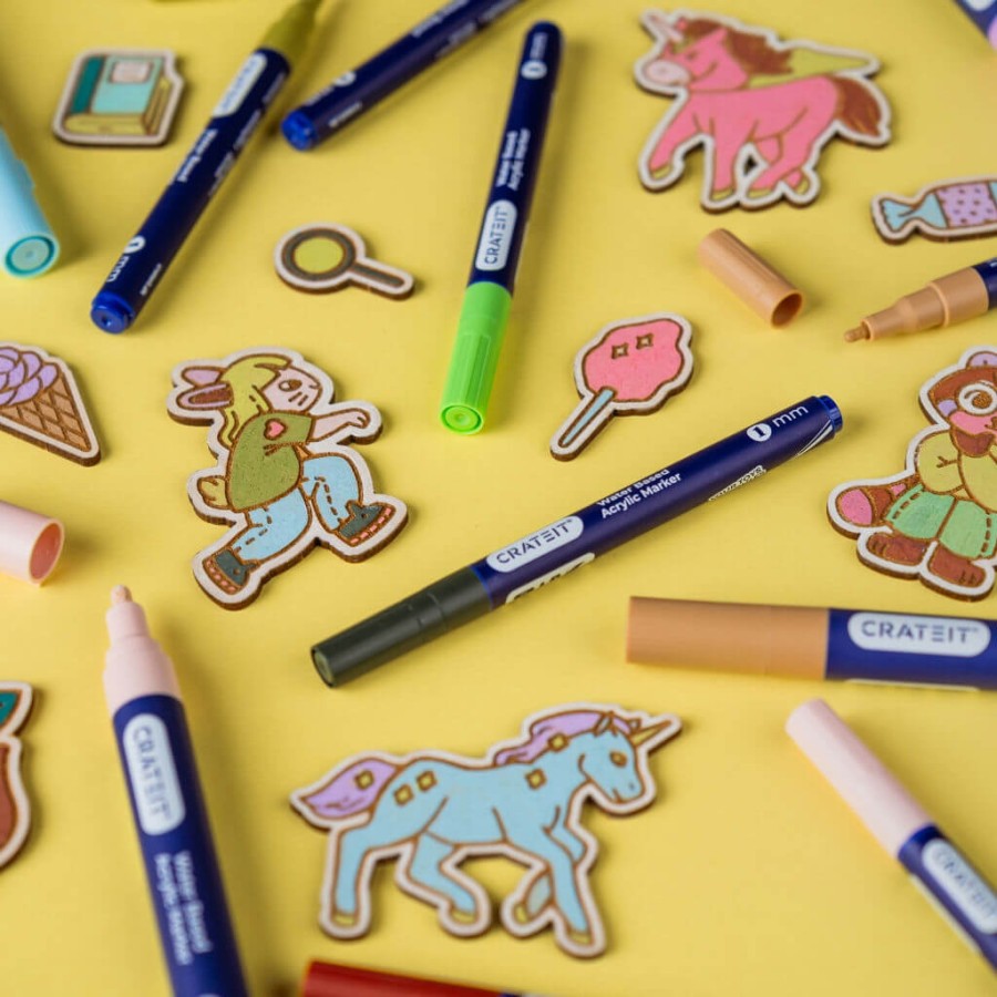 Markery 1mm - Nature - 6szt / CRATEIT