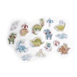 Piankowe zabawki do kąpieli Dino Beach / Filibabba