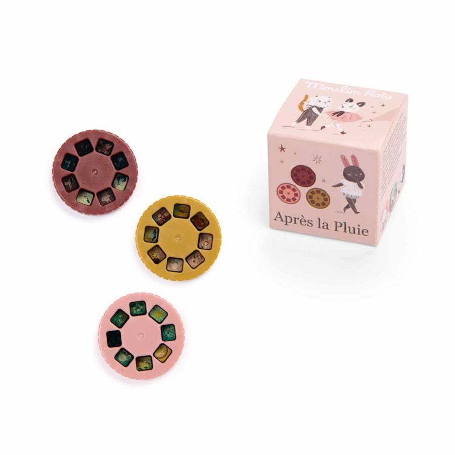 Zestaw 3 krążków z bajkami APRES LA PLUIE / Moulin Roty