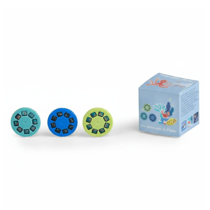 Zestaw 3 krążków z bajkami PRZYGODY OŚMIORNICY / Moulin Roty