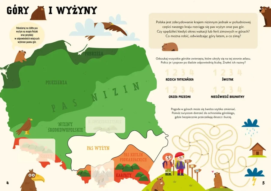 Atlas Polski. Atlas przedszkolaka / Wydawnictwo Wilga