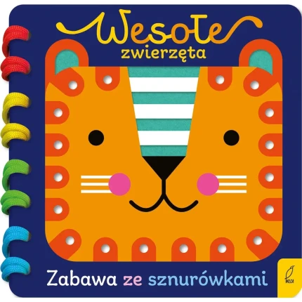Wesołe zwierzęta. Zabawa ze sznurówkami / Wydawnictwo Wilga