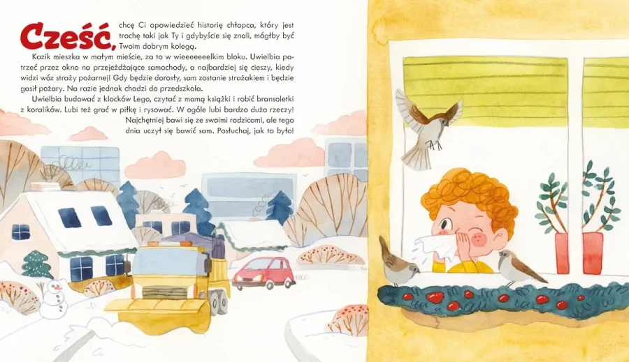 Kazik bawi się sam / Wydawnictwo Media Rodzina