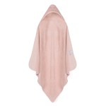 Ręcznik z kapturkiem 90 x 90 cm bambusowo-bawełniany różowy z haftem kolekcja TowelPower / Piapimo