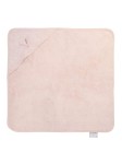 Ręcznik z kapturkiem 90 x 90 cm bambusowo-bawełniany różowy z haftem kolekcja TowelPower / Piapimo