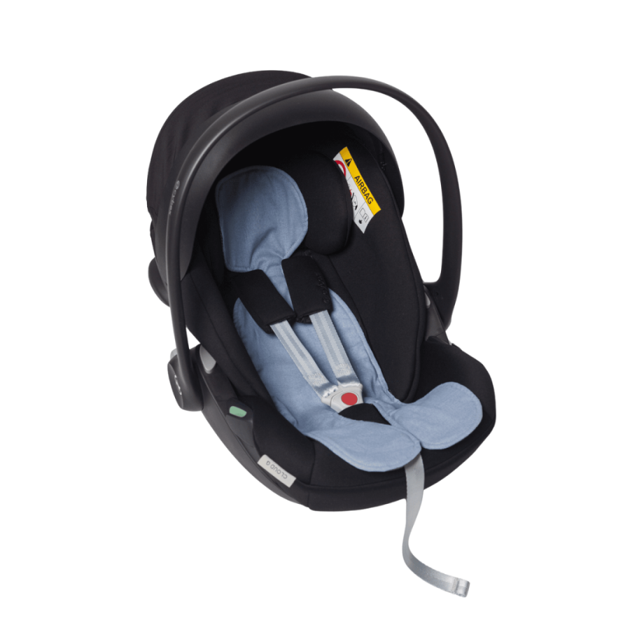 Wkładka antypotowa z lnem 0-13 kg niebieska / piapimo