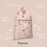 Worek gimnastyczny Sweet Cars brown / KIDZROOM