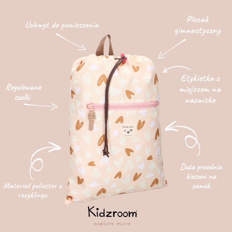 Worek gimnastyczny Loving Days Pink / KIDZROOM