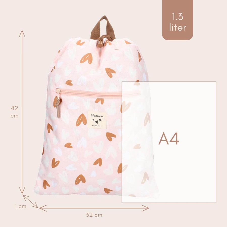 Worek gimnastyczny Loving Days Pink / KIDZROOM