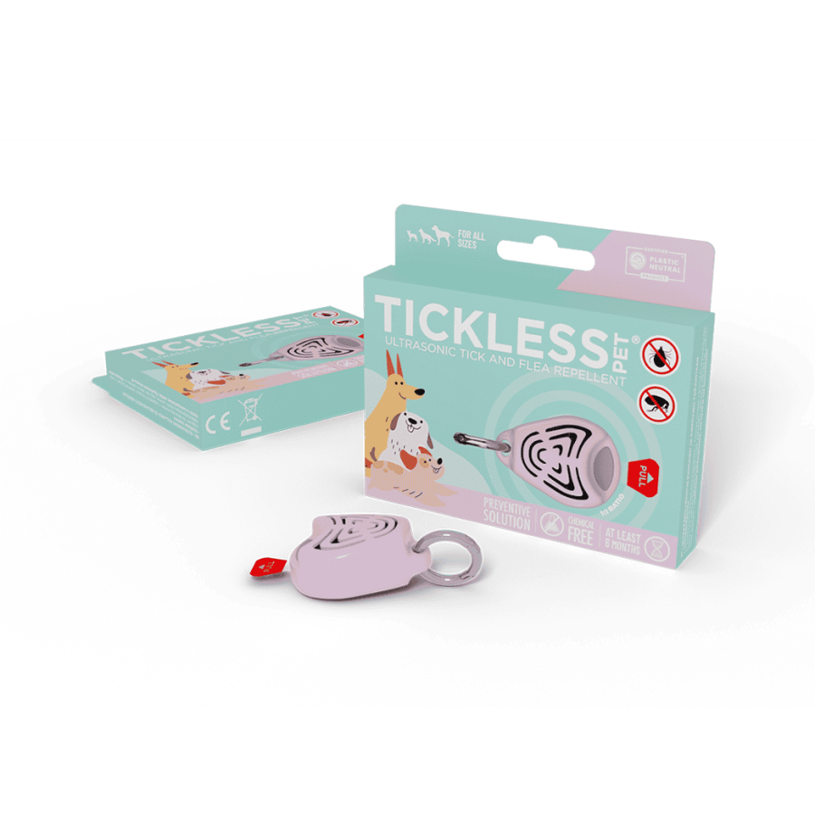 Ultradźwiękowe urządzenie chroniące przed kleszczami TICKLESS® Pet Pink / Tickless