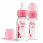 Butelki standard 120 ml Options+, 2 szt. - różowe /  Dr Brown's