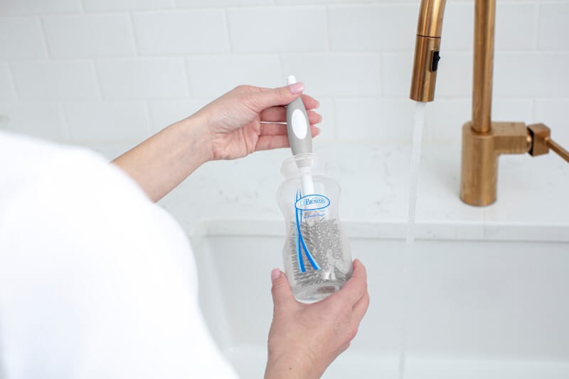 Szczotka do czyszczenia butelek z miękkim silikonowym włosiem / Dr Brown's