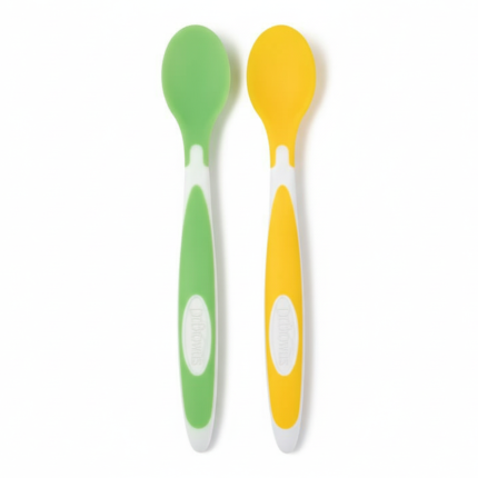 Łyżeczki do karmienia, żółto-zielone, 2 szt. / Dr. Brown's