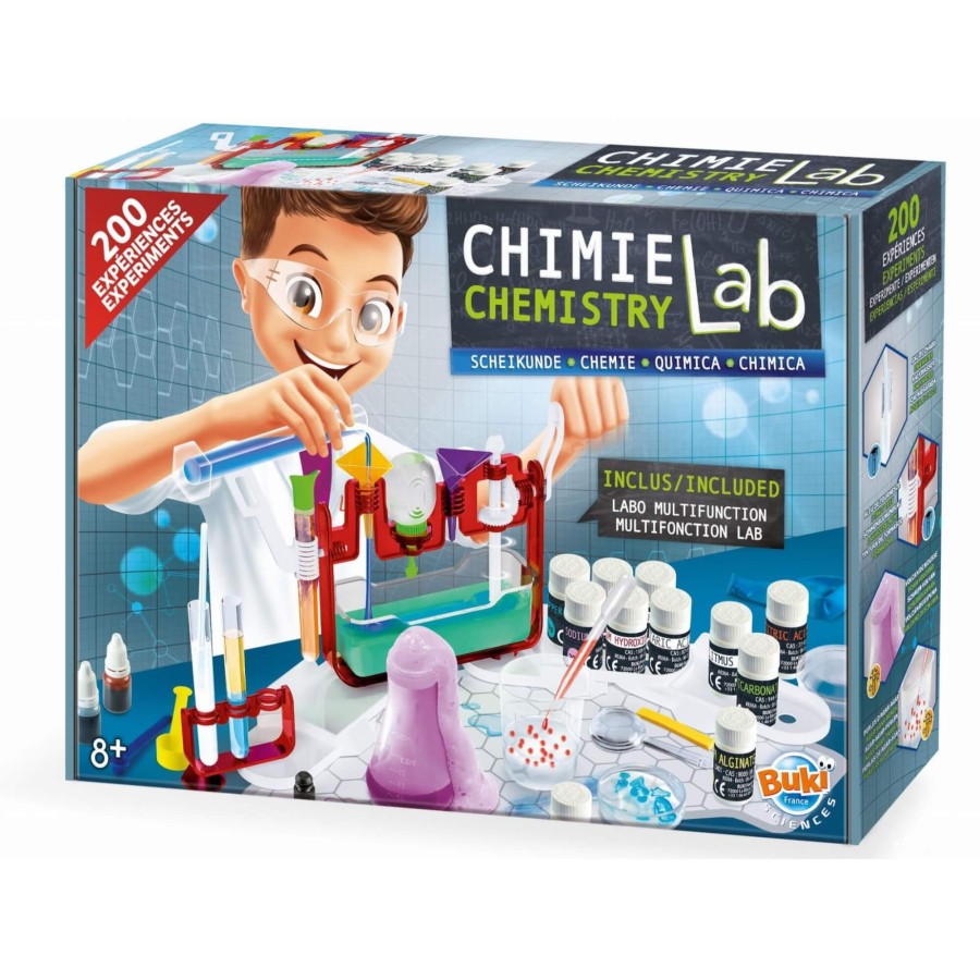 Laboratorium chemiczne 200 eksperymentów / Buki
