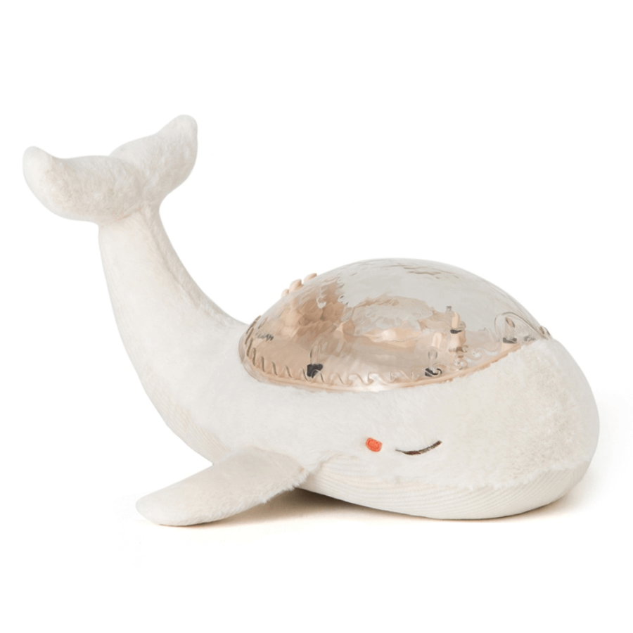 Lampka z projekcją świetlną - Wieloryb biały / Cloud b® Tranquil Whale™ White Family