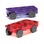 Zestaw do rozbudowy Cars 2 el. Czerwony i Fioletowy / Magna-Tiles