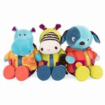Giggly Zippies Zebb – chichotek do nauki ubierania – ZEBRA / B.Toys