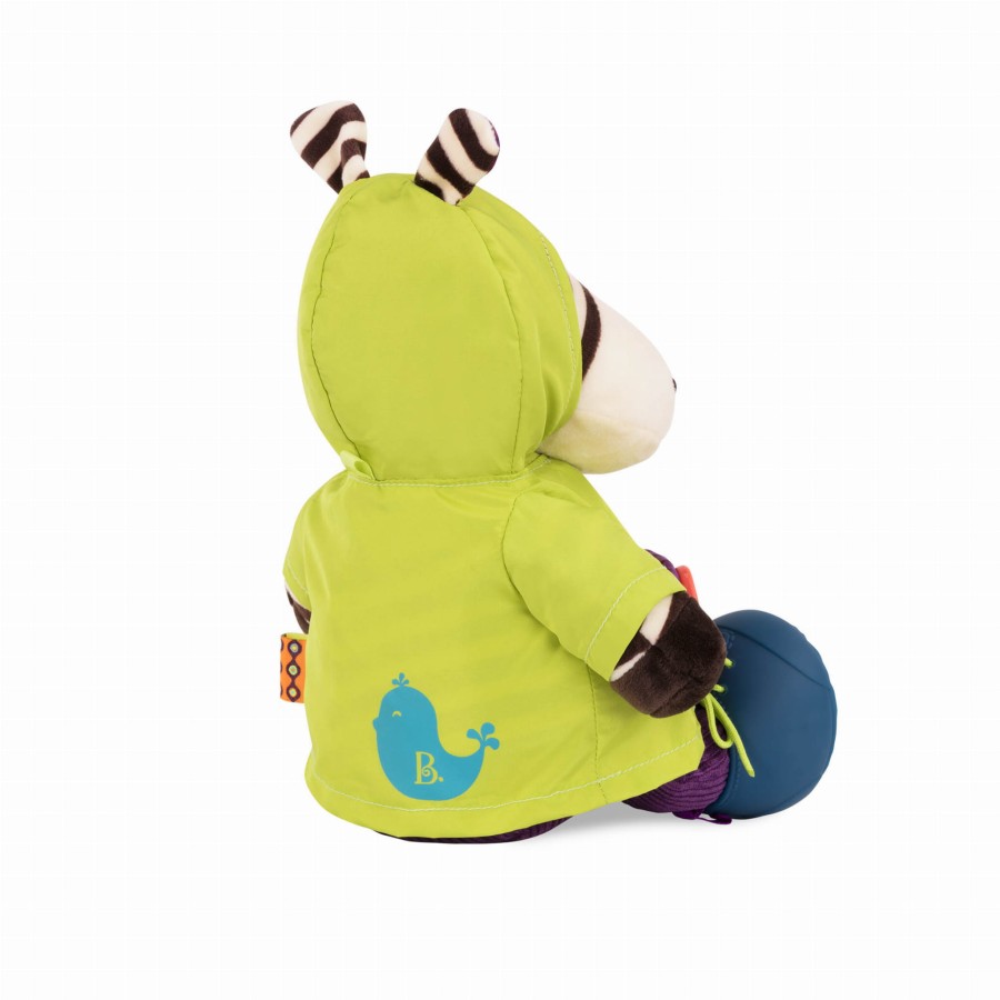 Giggly Zippies Zebb – chichotek do nauki ubierania – ZEBRA / B.Toys