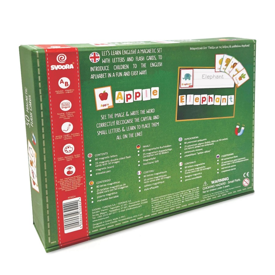 Magnetyczna układanka „Zabawa słowami i nauka liter” / SVOORA