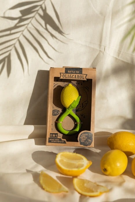 Gryzak-grzechotka - Cytryna / Oli and Carol