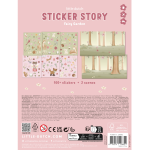 Książeczka z naklejkami Fairy Garden / Little Dutch