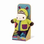 Giggly Zippies Zebb – chichotek do nauki ubierania – ZEBRA / B.Toys