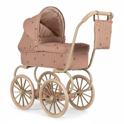 Wózek gondola dla lalek - Cherry blush / Konges slojd