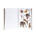 Książeczka z naklejkami wielorazowego użytku - cicrus / Konges slojd