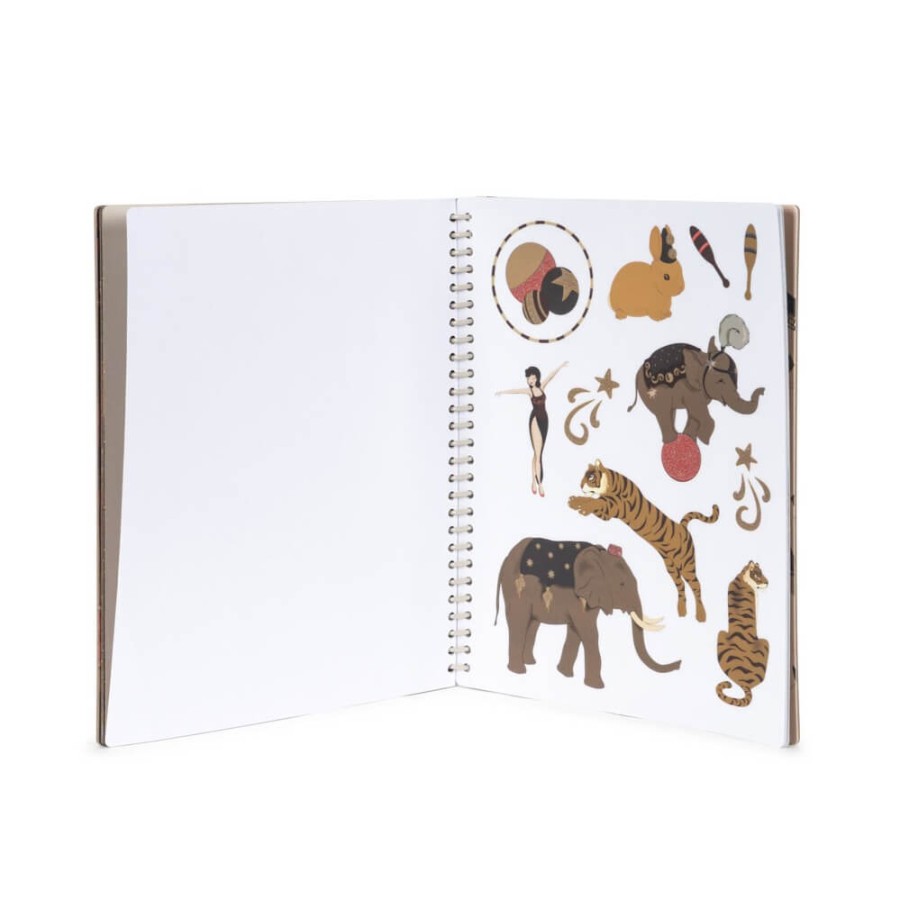 Książeczka z naklejkami wielorazowego użytku - cicrus / Konges slojd