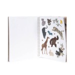 Książeczka z naklejkami wielorazowego użytku - cicrus / Konges slojd