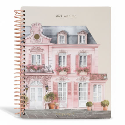 Książeczka z naklejkami wielorazowego użytku - dusty pink / Konges slojd