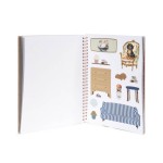 Książeczka z naklejkami wielorazowego użytku - dusty pink / Konges slojd