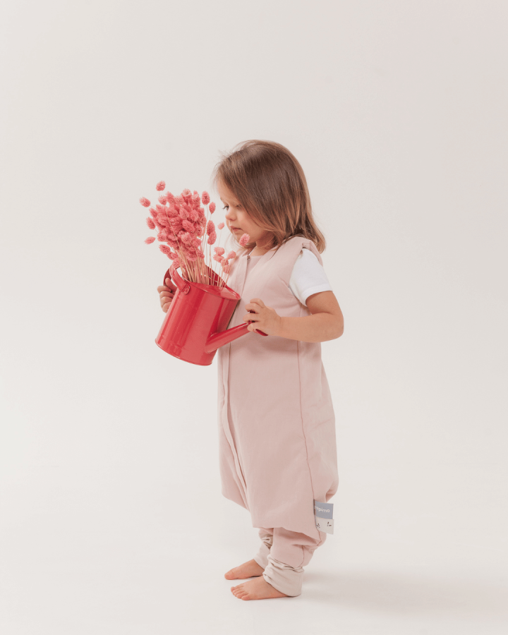 Śpiworek z nogawkami 1.0 TOG - różowy / piapimo