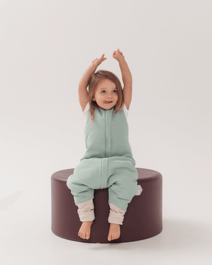 Śpiworek z nogawkami 1.0 TOG - zielony / piapimo