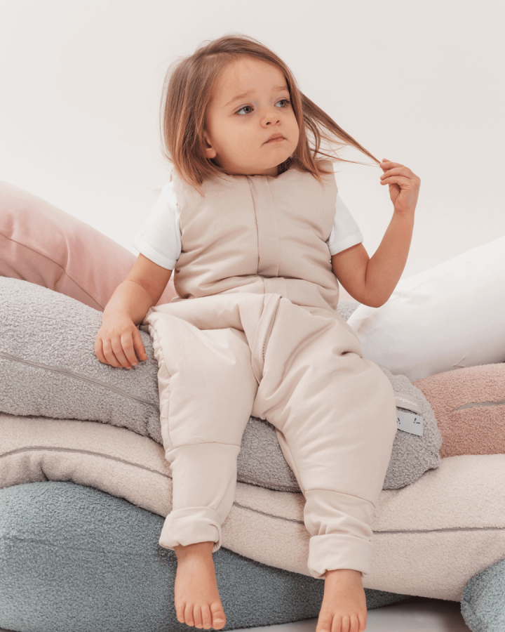 Śpiworek z nogawkami 1.0 TOG - piaskowy / piapimo