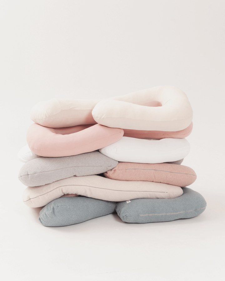 Poduszka ciążowa do spania typu 7 jersey piaskowy / piapimo