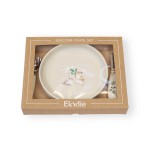 Zestaw silikonowy - talerzyk i sztućce - Bunny Darling / Elodie Details