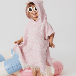 Ponczo kąpielowe dla dzieci ROSY POP / Patulove