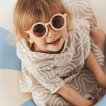 Ponczo kąpielowe dla dzieci GOLDEN SAND / Patulove