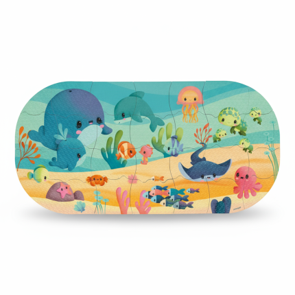 Puzzle do kąpieli Ocean 28 elementów 3+ / Janod