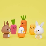 Pociąg z klockami i figurkami do ciągnięcia Farma 12m+ / Janod